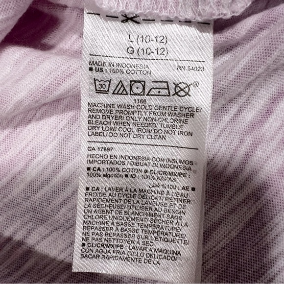 Old Navy Girls Sz 10/12 Hooded 1/2 Sleeve CoverUp Pink, Yellow, Purple Ombré - Picture 4 of 7